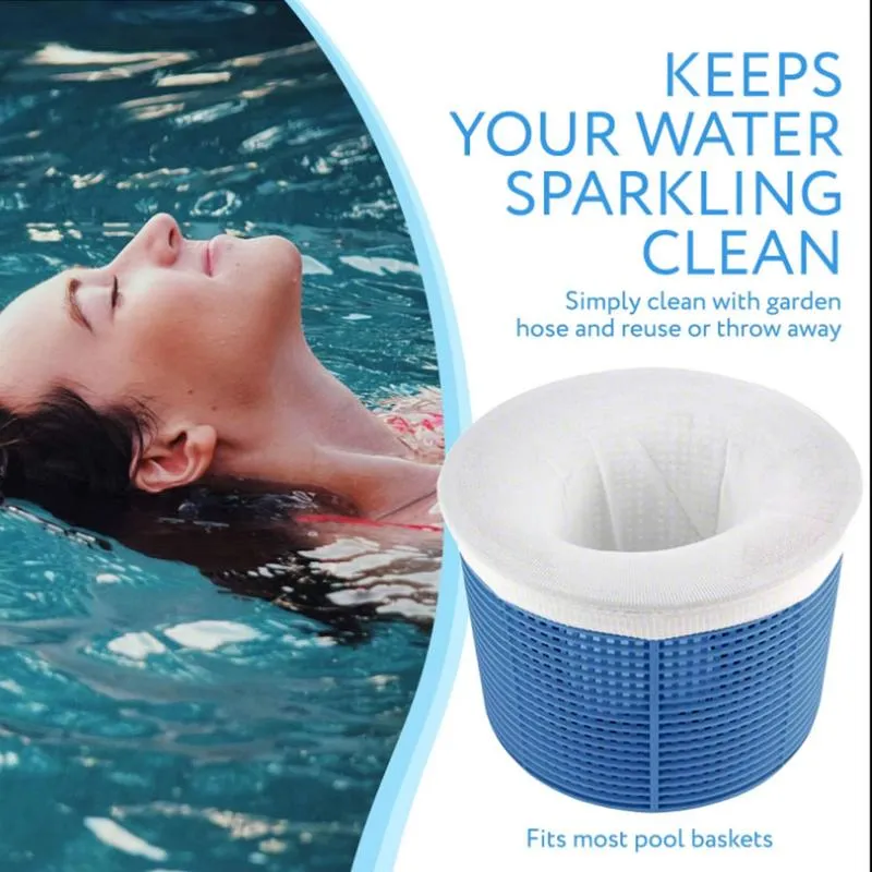 Pool Skimmer Socks for Skimmer Basket Clean