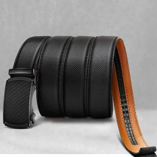 🏆#1 Best Seller - Leather Ratchet Belt With Adjustable Buckle
