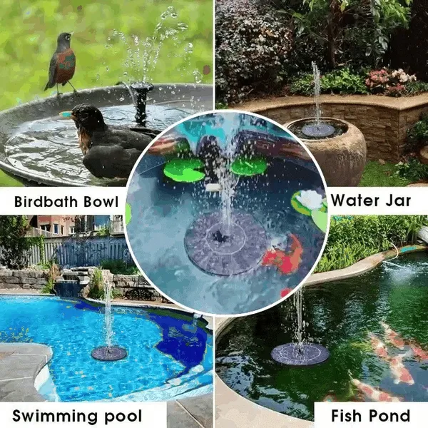 🔥Last Day 49% OFF🚿2025 New Upgraded Solar Powered Fountain for Outdoor
